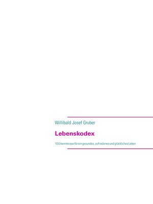 cover image of Lebenskodex